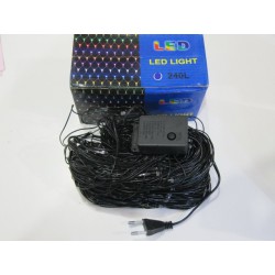 Гирлянда 240 led, сетка 2х2м, цвет - синий