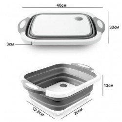 Универсальная складная разделочная доска folding tray