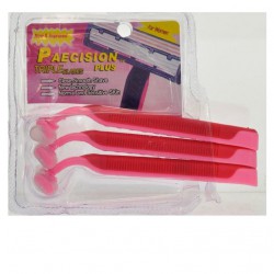 Одноразовые женские станки для бритья по 3шт. razor 3pcs pink