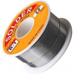 Припой для пайки 60гр 2мм soldring wire 2mm 60 gr