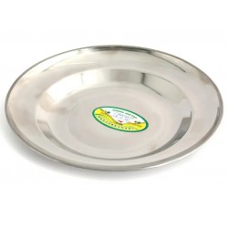 steel plate 22CM тарелка металлическая