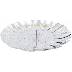 Пароварка складная металлическая маленькая folding bowl s-305
