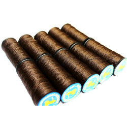 Капроновые нитки для обуви Коричневый (упаковка 10 шт) kaproon