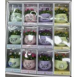 сувенирная ваза с цветами M063 vase